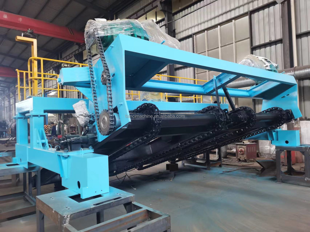 90 m/h Kettenplatten-Typ Kompost-Turner organische Düngemittel Abfallfermentationsmaschine