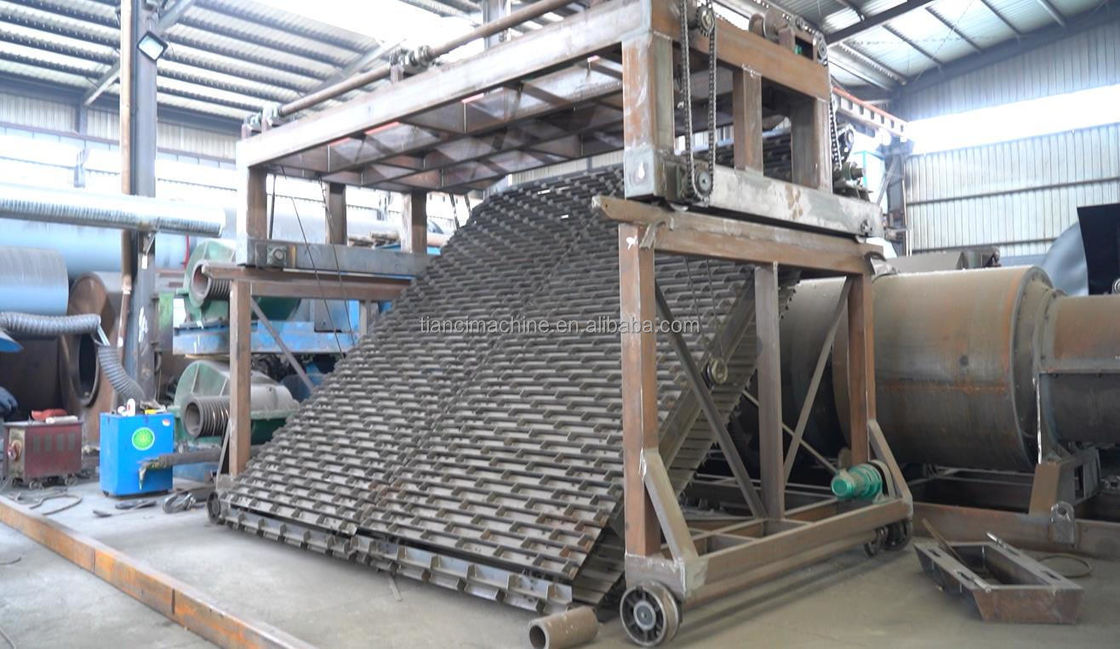 90 m/h Kettenplatten-Typ Kompost-Turner organische Düngemittel Abfallfermentationsmaschine