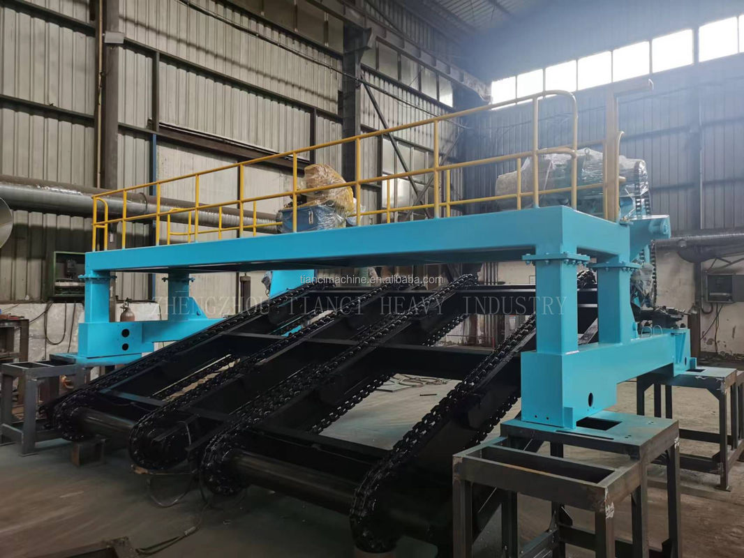 90 m/h Kettenplatten-Typ Kompost-Turner organische Düngemittel Abfallfermentationsmaschine
