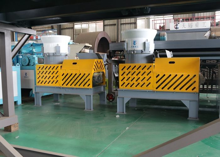 Produktionslinie für Granulate der Form von Platten Flat-die Press Granulation Line für die Großproduktion