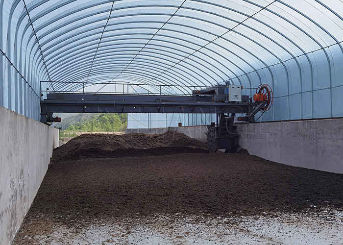 Fermentation von tierischen Abfällen Kompostmaschinenradart Kompostmaschine
