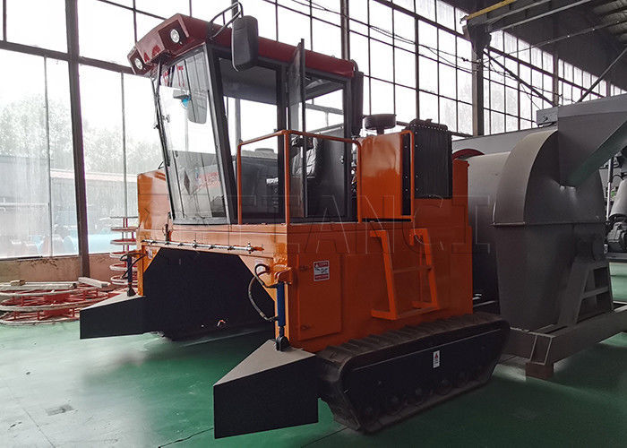 Diesel-Crawler-Typ Kompost-Turn-Maschine 500-1800m3/h Kapazität Organischer Dünger Fermentationsprozessor