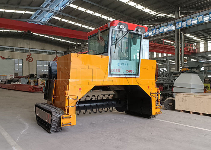 Herstellerwerk Raupen-Kompostwender für organische Düngerfermentation