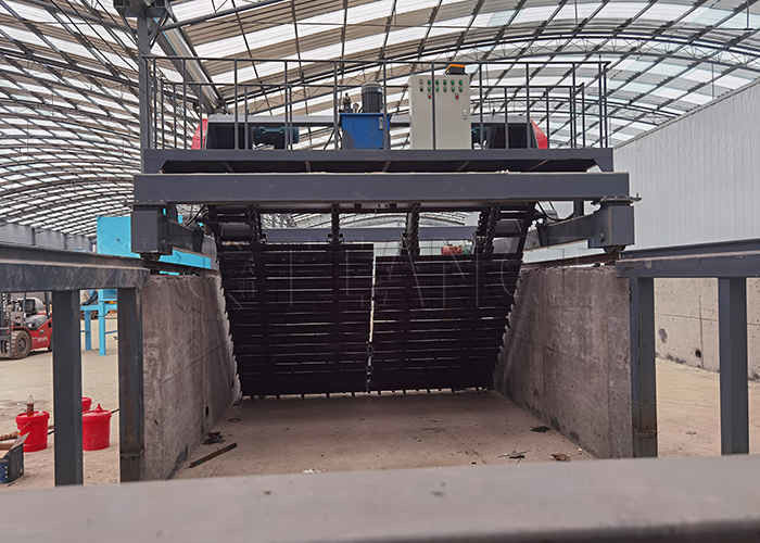 Elektrische Kettenplatten-Typ Kompost-Turnerturner Tierdünger Fermentation Kompostmaschine