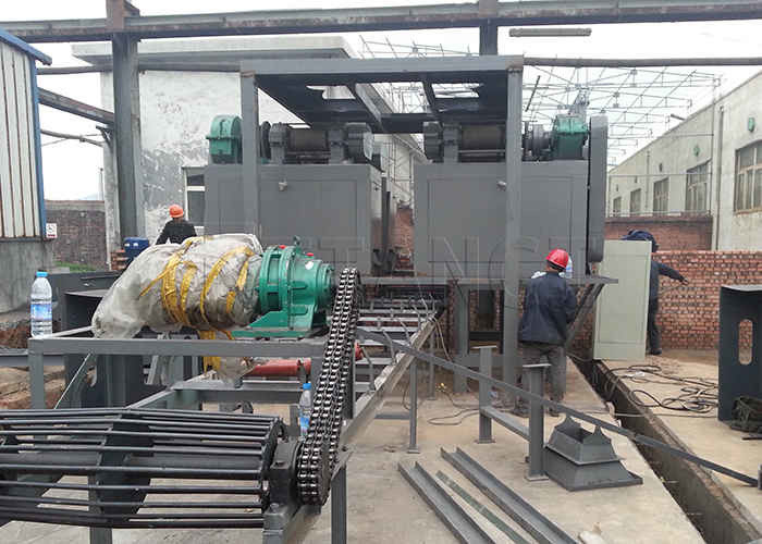 Produktionslinie für Düngergranulation Ammoniumchlorid Dünger Doppelwalzpresse Granulator Produktionslinie