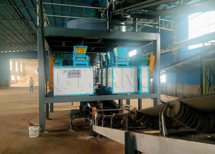 Ammoniumchlorid Düngemittel Granulation Produktionslinie Staubwalzpressen Granulator Produktionslinie