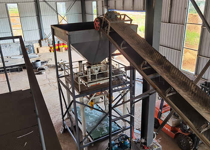 Granulatgröße 2-10 mm Zusammengesetzte Düngemittelherstellungslinie mit Doppelwalz-Extrusionsgranulator