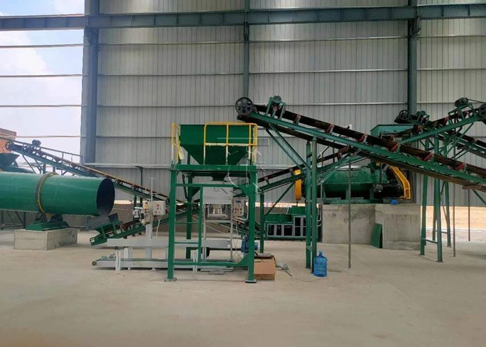 Produktionslinie für Düngemittelgranulatoren Neue Produktionslinie für organische Düngemittelgranulatoren