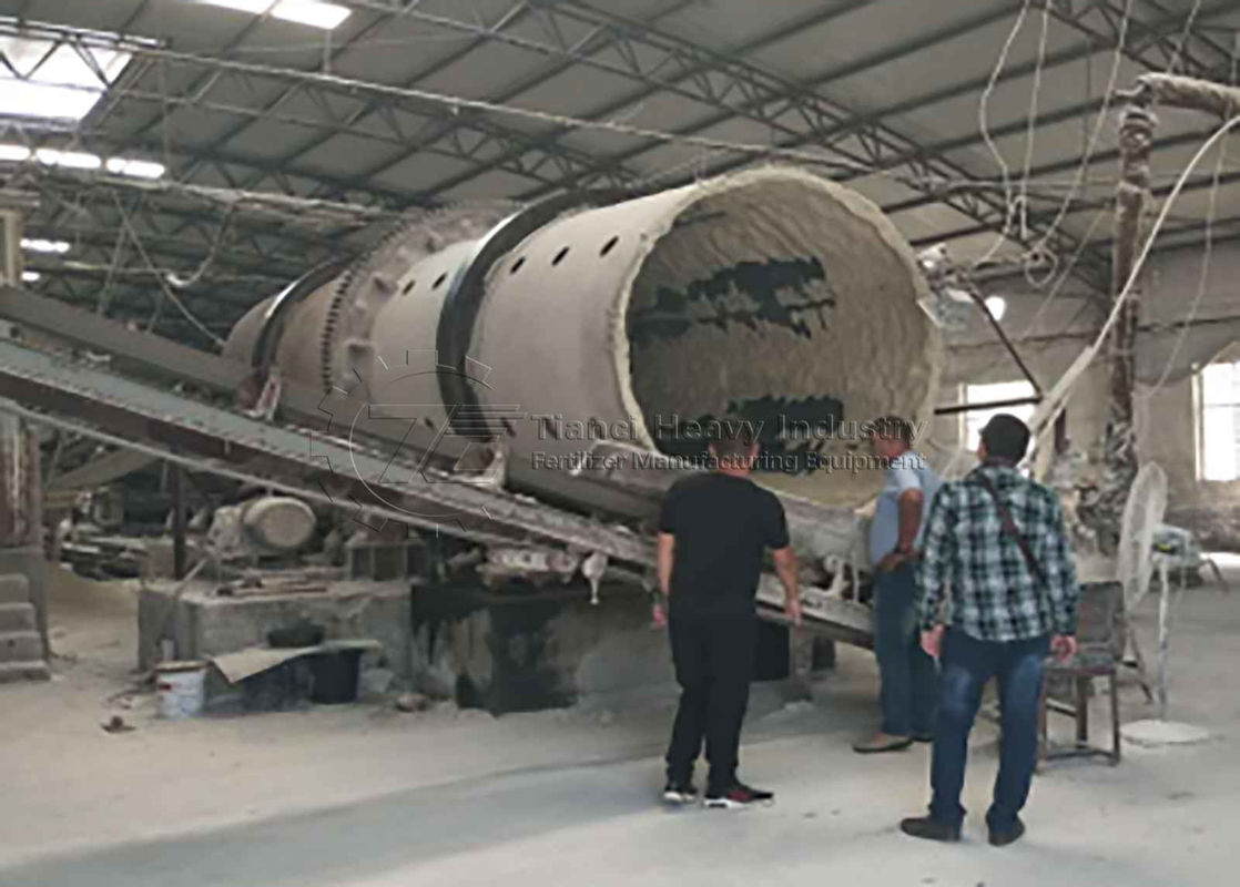 Sprühwasser-Zusatz-Trommelgranulator Trommelgranulator für organische Düngemittel Trommelgranulator Granulationslinie