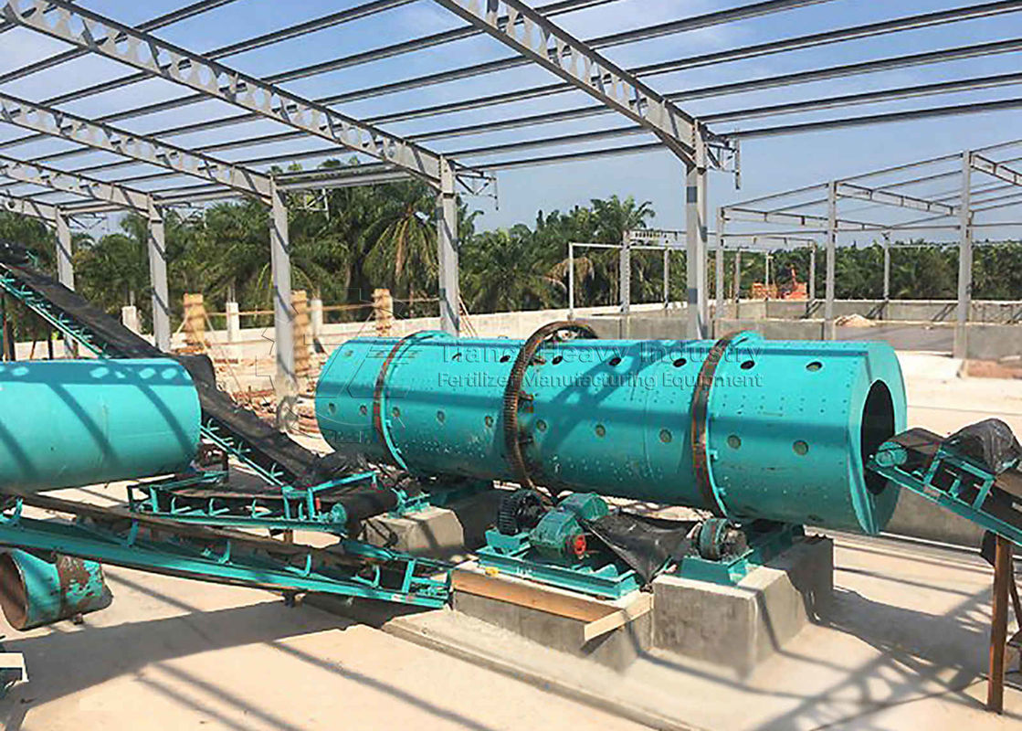 1 T/h Kapazität Granulat Düngemittel Produktionslinie Trommel Granulator für organischen Dünger