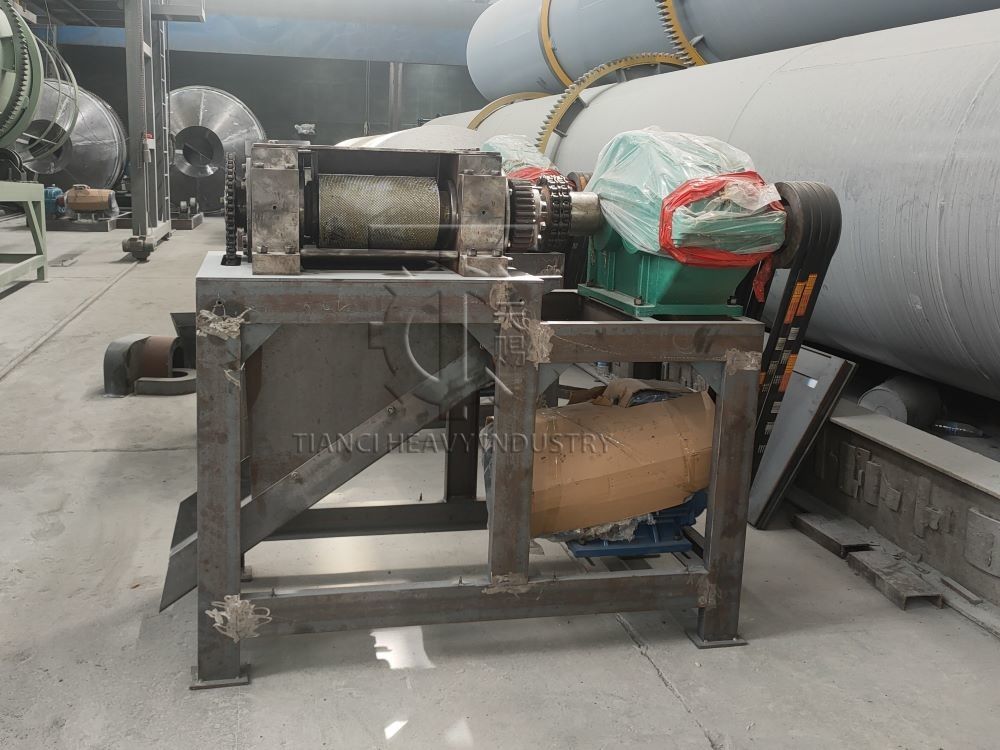angepasster Doppelrollergranulator für die Produktion von NPK-Granulaten für chemische Düngemittel