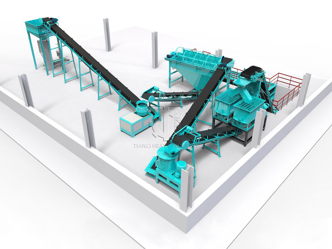 Maschine zur Herstellung von Hühnerfuttermittel Geflügeldünger Produktionslinie Ausrüstung Flat Die Granulator Produktionslinie