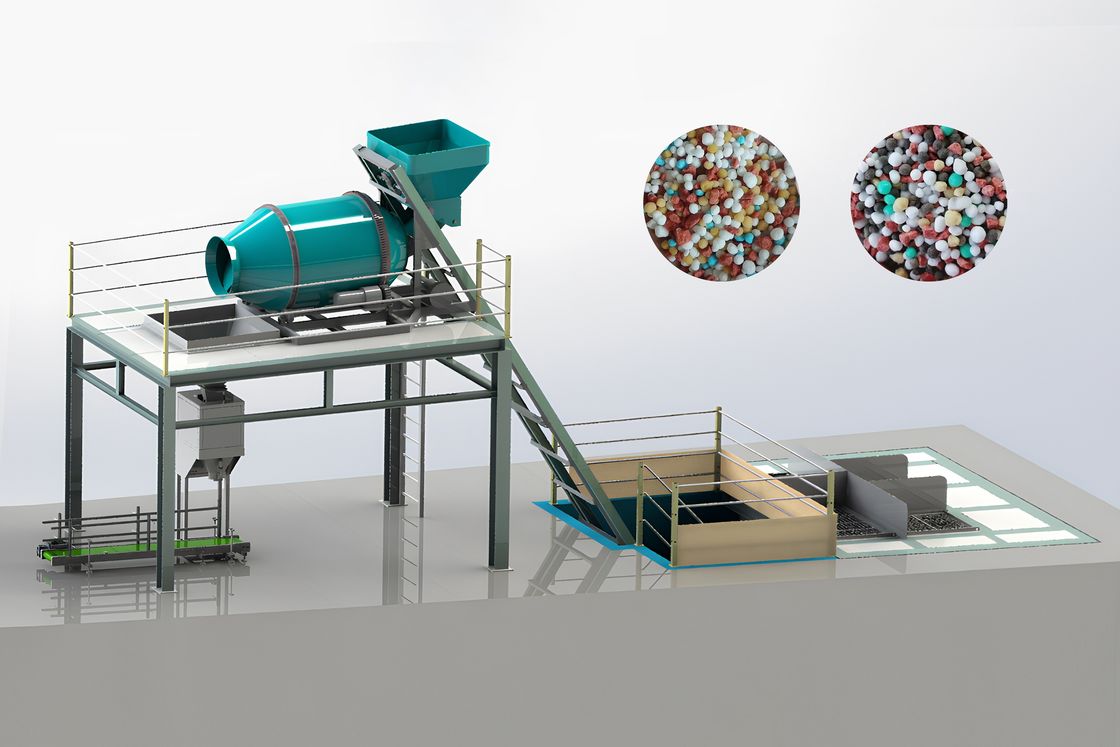 Produktionslinie für BB-Dünger Produktionslinie für Stickstoff-, Phosphor- und Kaliummischer
