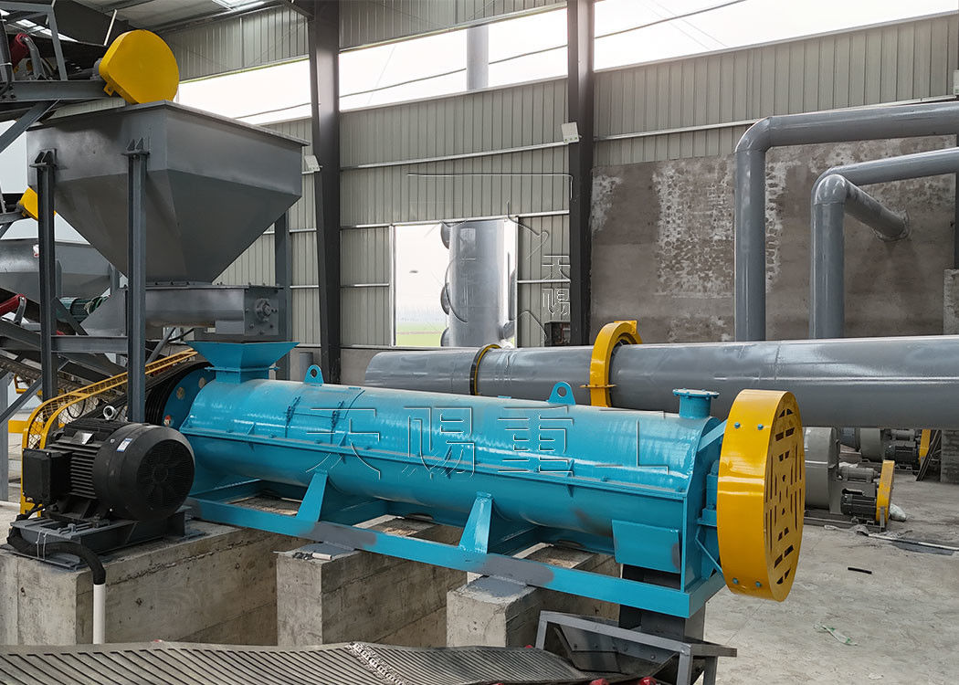 Einfache kleine organische Düngemittel-Produktionslinie komplette Ausrüstungssatz Torf Boden Huminsäure Düngemittel-Produktionslinie