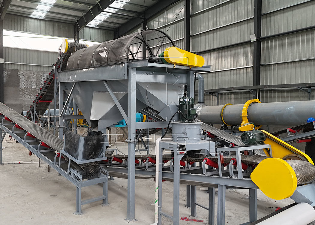 Einfache kleine organische Düngemittel-Produktionslinie komplette Ausrüstungssatz Torf Boden Huminsäure Düngemittel-Produktionslinie