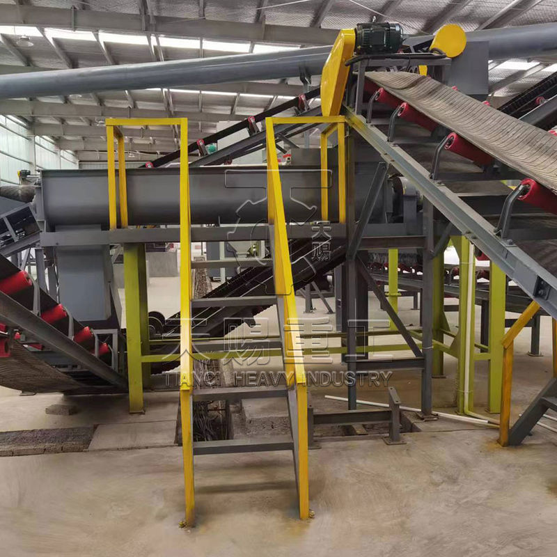 Kaninchenmist-Produktionslinie für organische Düngemittel durch Granulierung mit Scheibengranulator