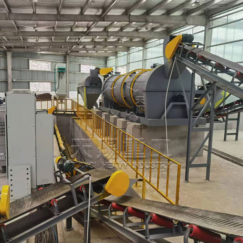 NPK-Dünger-Produktionslinie durch Extrusionsgranulation mit einem Walzpressegranulator