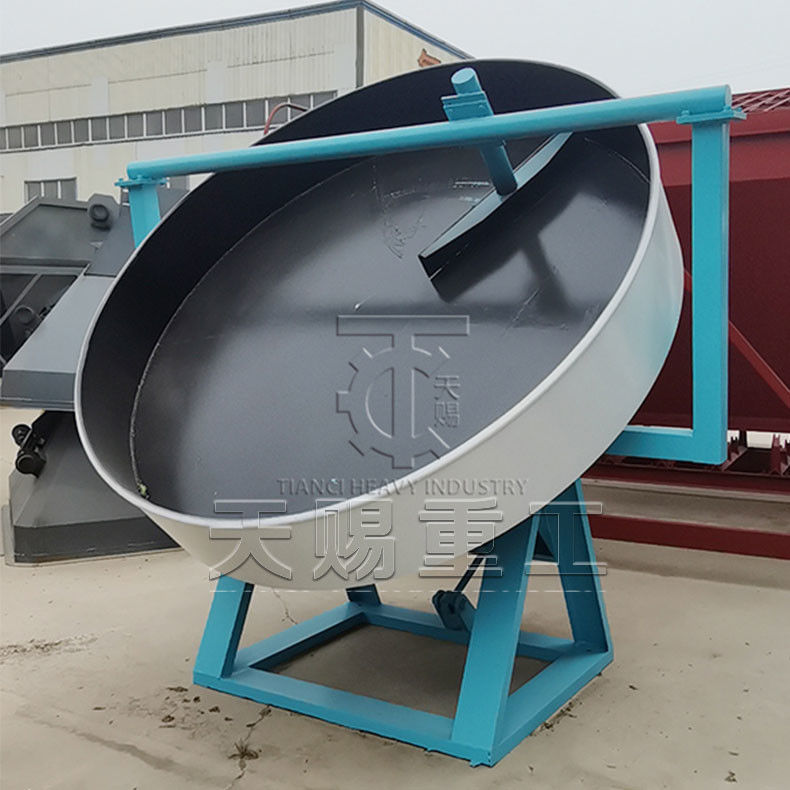 Scheibengranulator für die Granulationsanlage für organische Düngemittel auf der Produktionslinie des Scheibengranulators