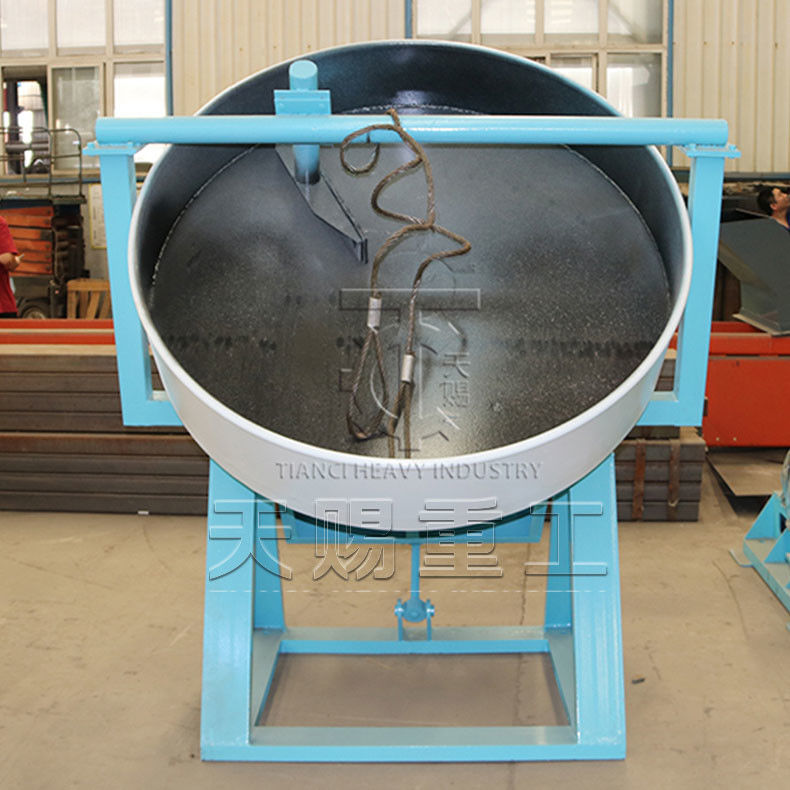Scheibengranulator für die Granulationsanlage für organische Düngemittel auf der Produktionslinie des Scheibengranulators