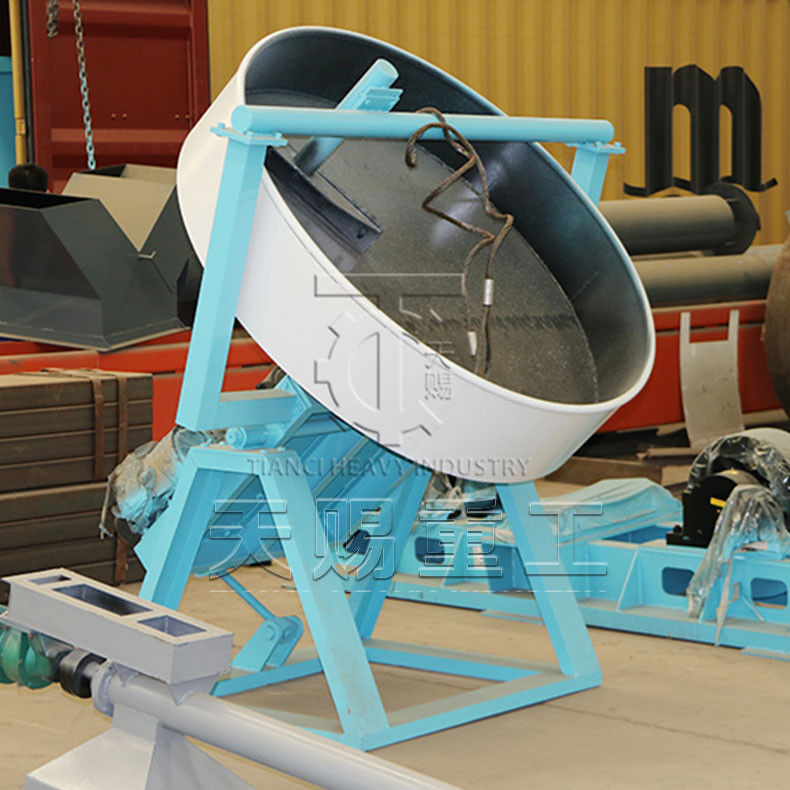 Scheibengranulator für die Granulationsanlage für organische Düngemittel auf der Produktionslinie des Scheibengranulators