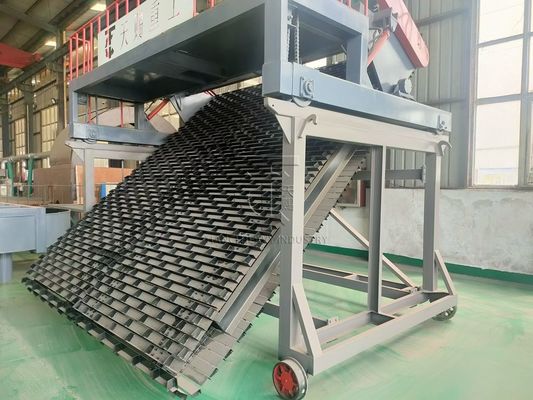 Kettenablage Kompost Turner Kompost Fermentationsanlage Hebhöhe 4250mm