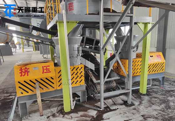 Produktionslinie für organische Düngemittel Granulat Kuhdünger Kompost Granulator Biomasse Flat Die Produktionslinie