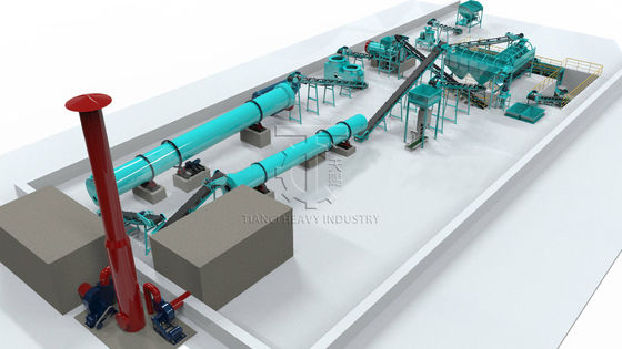 1-20 T/H Dünger-Pellets-Granulationsanlage